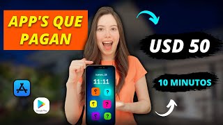 ✅Gana 50 en 10 minutos 👉 6 Aplicaciones que Pagan por Usarlas gana dinero en línea desde casa [upl. by Stanislaus]