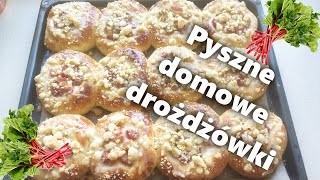 Domowe drożdżówki z rabarbarem [upl. by Auot]