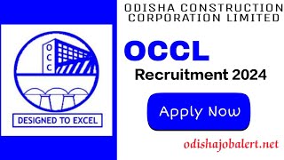 Odisha Clerk Job 2024  OCCL Recruitment 2024  Odisha Job Alert [upl. by Anneiv737]