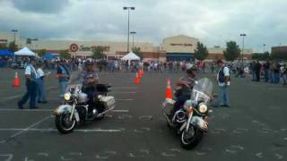 David Wallace  Mike Richard MidAtlantic Police Motorcycle Rodeo  Partner Ride 2011 [upl. by Yasui]