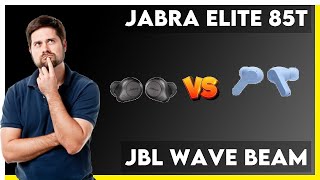 Jabra Elite 85t vs JBL Wave Beam Comparison [upl. by Yztim]