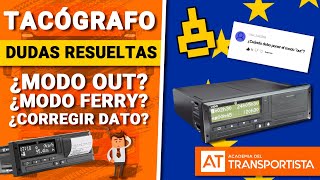 🚛TACOGRAFO Las dudas más frecuentes resueltas💡 [upl. by Thomas]