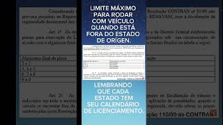 CALENDÁRIO NACIONAL LICENCIAMENTO resolução11000 CONTRAN licenciamentodigital [upl. by Ekud]