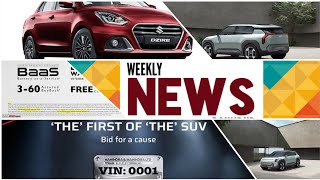 Weekly News  Dzire Facelift  Kia New EV  Thar ROXX  BYD  byd eMax7  And more [upl. by Tewfik351]