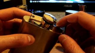 Snow Peak Titanium Hip Flask 5oz Opening and Review [upl. by Doug356]