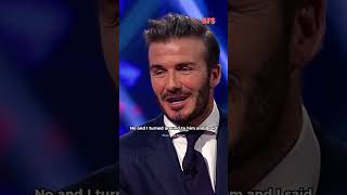 David Beckham Retells His Iconic Free Kick Against Greece shorts football soccer [upl. by Lexi]