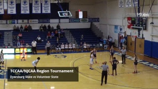 Game 1 Volunteer State vs Dyersburg State Womens [upl. by Amye]