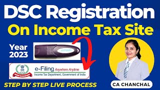 How to Register DSC on Income Tax Portal Tax Audit or E Varify ITR CA Chanchal [upl. by Mil]