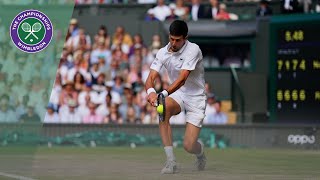 Novak Djokovic vs Roger Federer Wimbledon 2019 final highlights [upl. by Glasgo]