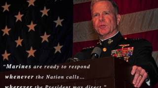 quotYour Marines have been busyquot  Gen James Amos Marine Corps Commandant [upl. by Kenweigh]