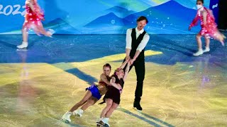 Alexandra Trusova Rare Footage  Death spiral Beijing 2022 Gala [upl. by Anayd]