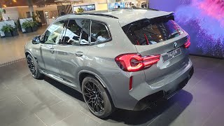 BMW X3 M Competition F97 LCI  BMW Individual Grigio Telesto Perleffekt [upl. by Orvan]