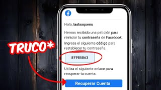 Restablecer CONTRASEÑA de Facebook sin código de Verificación ✅ Recuperar cuenta HACKEADA 😟 [upl. by Nahrut]