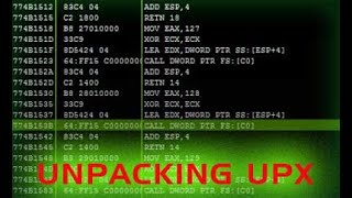 UPX Manual unpacking  From zero to hero [upl. by Renckens884]