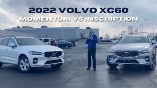 2022 Volvo XC60 Inscription vs Momentum  Whats the difference [upl. by Eenal781]