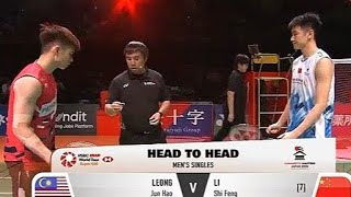 Li Shi Feng CHN vs Leong Jun Hao mas  finals Kumamoto Masters Japan 2024 [upl. by Garret]