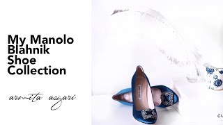 My Manolo Blahnik Shoe Collection 2017  My First Manolos  Designer Shoe Collection  Chatty intro [upl. by Ardaed]