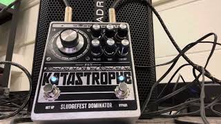 2272024 Experiment JPTR FX Katastrophe octave fuzz pedal with Agile Legacy 627 baritone guitar [upl. by Aisul]