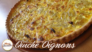 Recette Quiche aux Oignons [upl. by Ahsinut757]