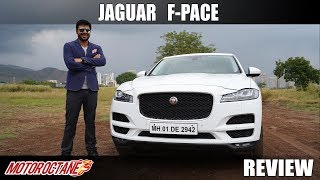 Jaguar FPace Review  Hindi  Motoroctane [upl. by Amilb843]