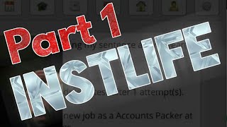 INSTLIFE by InstCoffee Games  Part 1  Free Mobile Game  Android Gameplay HD Video [upl. by Amoakuh]