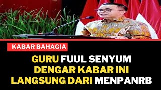 Guru Full senyum Dengar kabar ini langsung dari MENPANRB beritaguru [upl. by Alian]