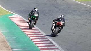 Oschersleben OnBoard Motorrad Motomonster rote Gruppe  Aprilia RSV4 Factory [upl. by Anneuq951]