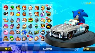 Mario Kart 8 Deluxe – Custom Character Sonic [upl. by Kerk]