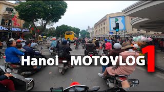 Sám na motorce ve VIETNAMU 1  Hanoi [upl. by Ilamad]