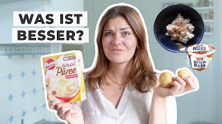 Selbstgemacht vs gekauft  Was schmeckt bessert  Milchreis Kartoffelbrei amp Joghurt 🍧🥔 [upl. by Anaitsirk]