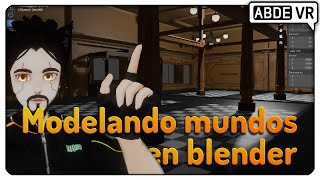 🔴Creando mundos de vrchat en blender [upl. by Manup]