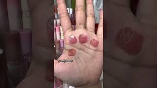 romand juicy lasting tints swatches romand romandjuicylastingtint liptint kbeauty makeup [upl. by Loftis]