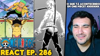 A LUTA MAIS HÉTERA DE ONE PIECE React One Piece EP 286 [upl. by Einaoj]