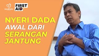 PERTOLONGAN PERTAMA PADA NYERI DADA  FIRST AID [upl. by Iatnahs877]