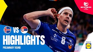 Iceland snatch a last minute draw  Highlights  Mens EHF EURO 2024 [upl. by Kalk]