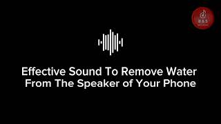 Effective Vibration Sound To Get Water Out Of Phone  Beats and Sounds Official [upl. by Alhan]