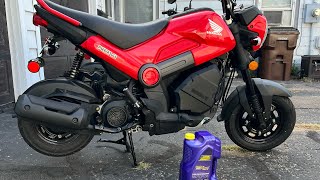 Honda Navi oil change [upl. by Cinimod]