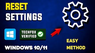 How to Reset Windows Settings  Full Guide [upl. by Rouvin]