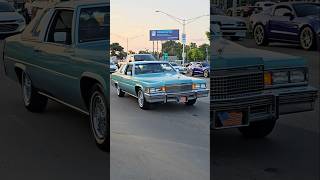 1979 Cadillac Coupe DeVille dElegance Classic Car Drive By Woodward Dream Cruise 2024 [upl. by Lrat]