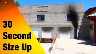 30 Second Size Up Commercial Structure Fire [upl. by Iblok405]