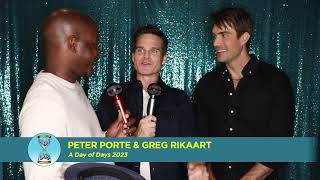 Day of Days 2023 Interview Peter Porte amp Greg Rikaart [upl. by Eimmac]