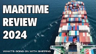 The Review of Maritime Transport 2024IS HERE  20 Take Aways On International Shipping [upl. by Yelahs]