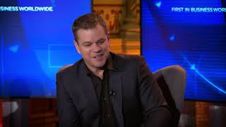 Matt Damon amp Gary White at the 2019 World Economic Forum  CNBC Conversation [upl. by Seto]