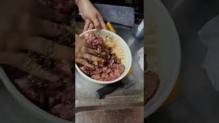 Mashing minced meat shorts mash asmr satisfyingvideo trending inoued [upl. by Marita]