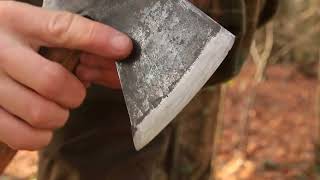 How to Sharpen an Axe For Bushcraft amp woodcraft [upl. by Lemraj367]