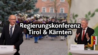 Regierungskonferenz Tirol amp Kärnten [upl. by Ryann899]