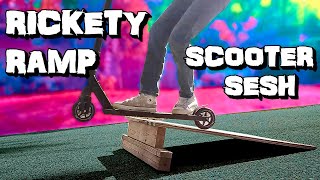 We Built a Scooter Ramp with Scrap Wood [upl. by Sundin944]