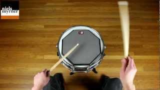 Single Drag Tap  Drum Rudiment Lesson [upl. by Noiroc]