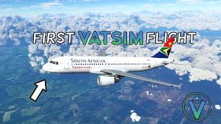 My first flight on VATSIM chaotic [upl. by Mathews]