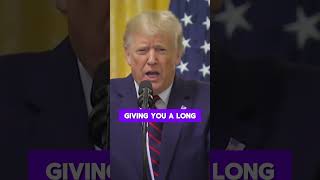 President Trump HUMILIATES Arrogant Reporter for Asking This Dumb Question 🔥😎 shorts [upl. by Kannav]